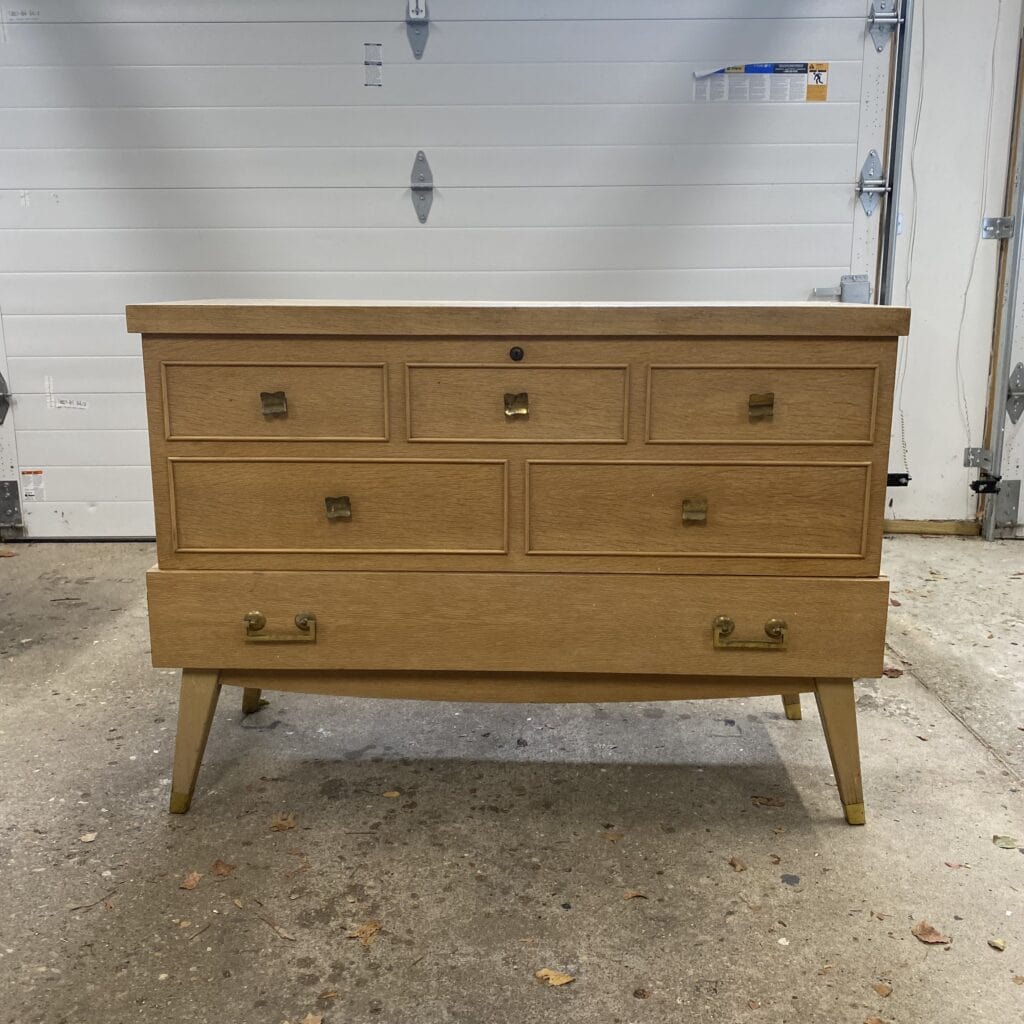 Before photo of Lane cedar chest