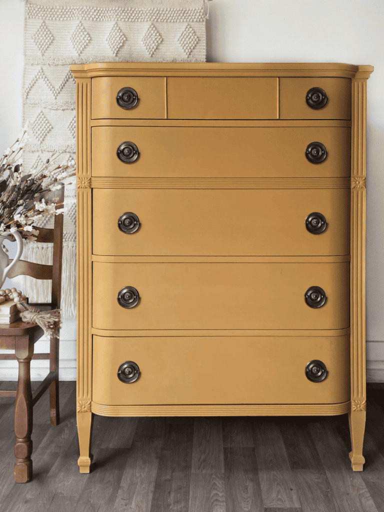 Dresser painted in Golden Hour