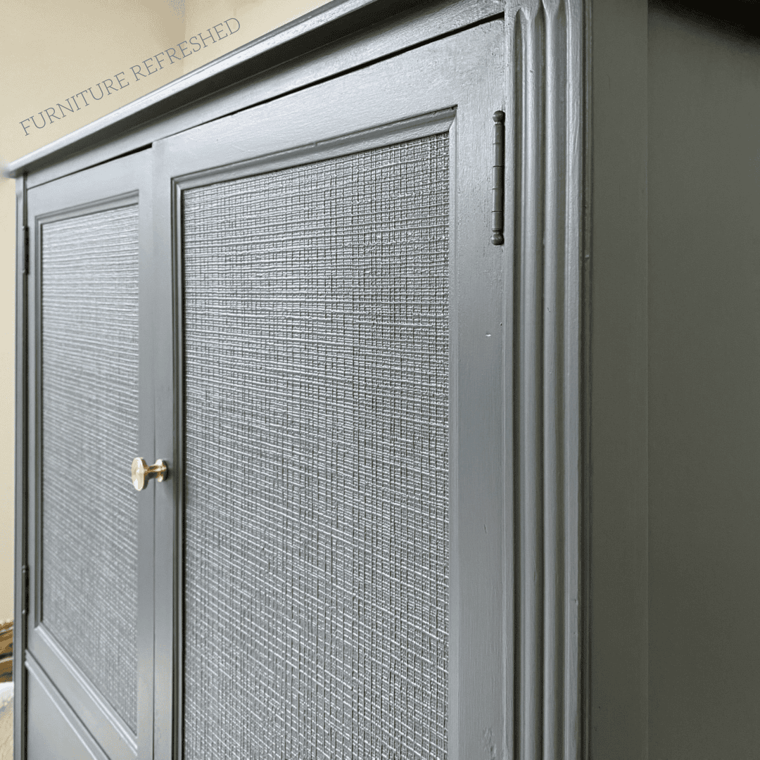 Using Paintable Wallpaper on Furniture