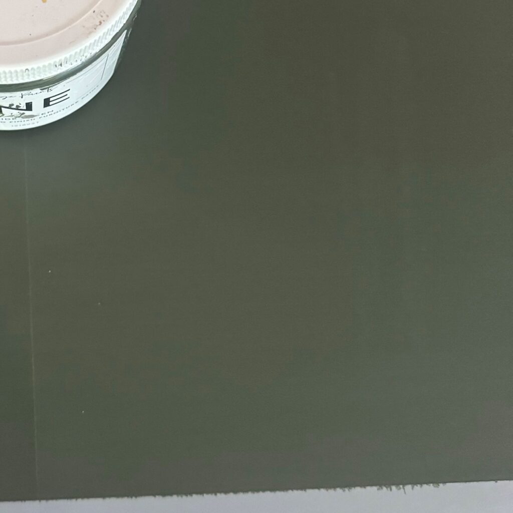 Melange ONE paint with primer and topcoat did not scratch off.
