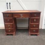 Before photo of wood mahogany dresser