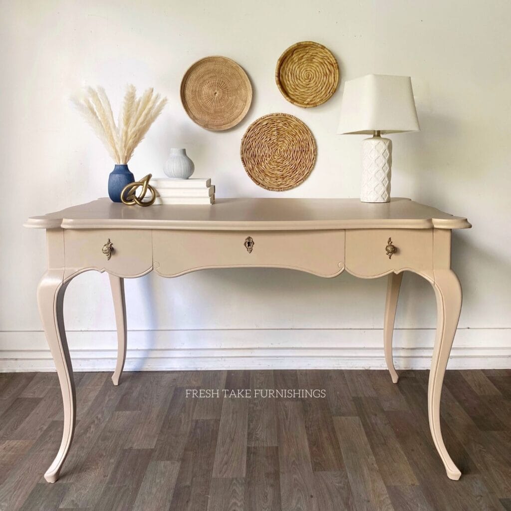 after photo of writing desk