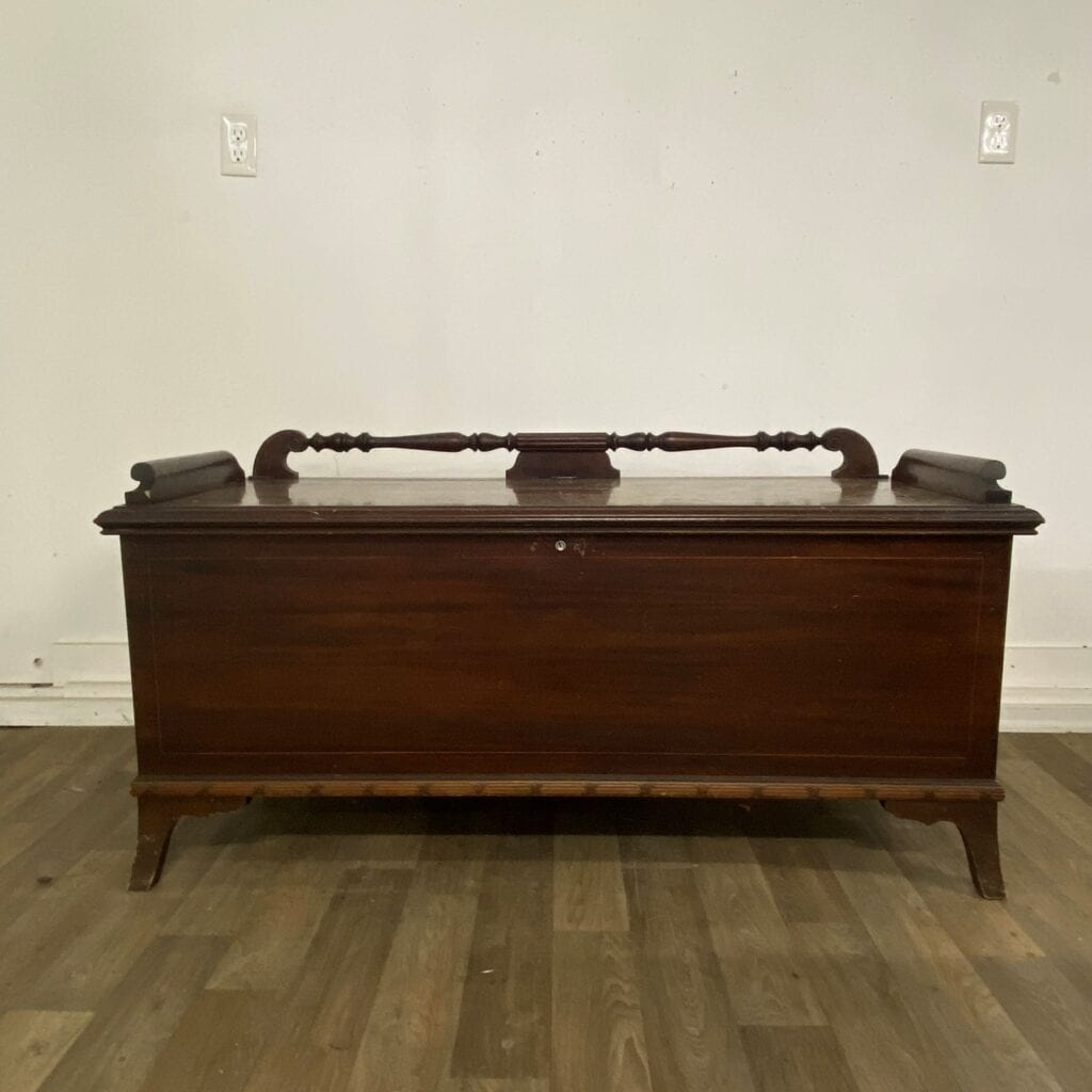 Before photo of cedar chest