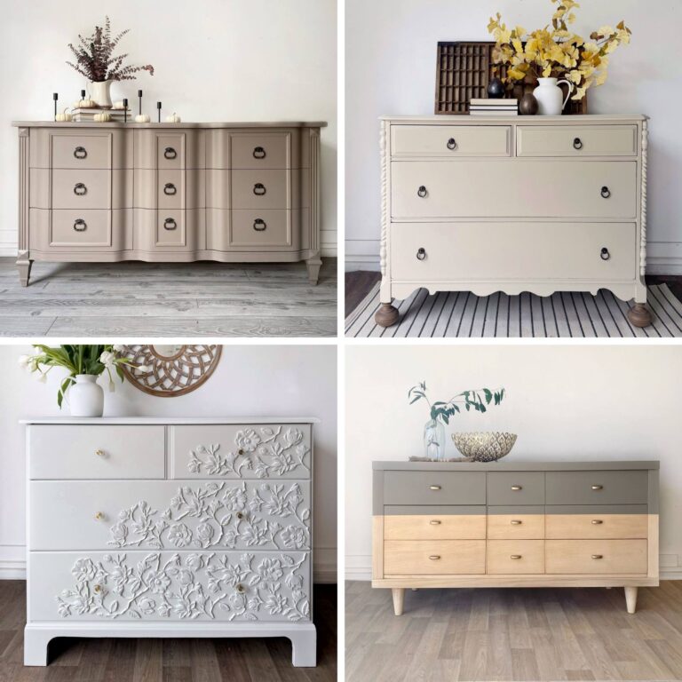 Gallery image of 4 neutral dressers.
